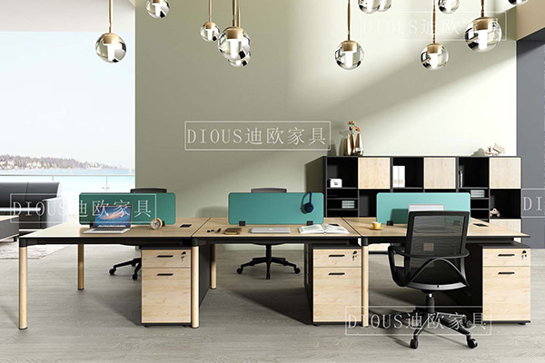 迪歐2018新款簡約時尚屏風卡位職員辦公桌椅