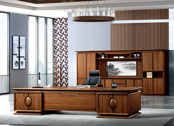 2019年實木家具老板大班臺-寶石系列