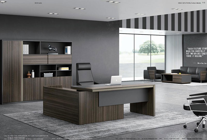 德梵系列 - 現代定制老板經理總監辦公室大班臺 德梵系列 - 現代定制老板經理總監辦公室大班臺