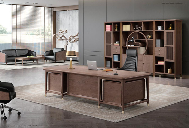 卓梵系列 - 時尚寬敞個性定制老板大班臺 卓梵系列 - 時尚寬敞個性定制老板大班臺