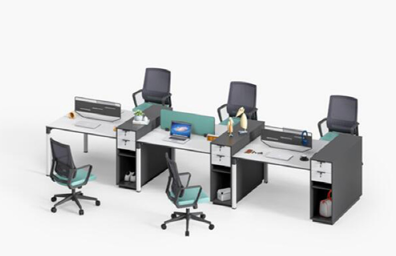 格林系列 - 綠色環(huán)保膠板職員桌