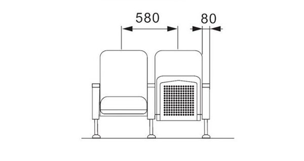 現代戲劇院觀看椅