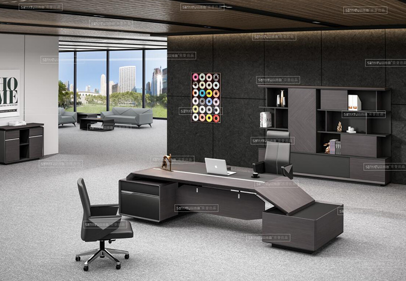 領致系列 - 造型獨特經理大班臺 領致系列 - 造型獨特經理大班臺