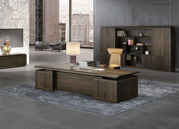 曲美系列 - 老板辦公桌