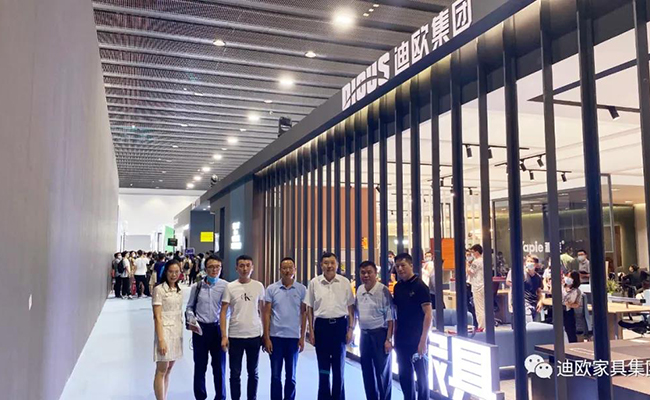 中國家具協會徐祥楠理事長一行蒞臨迪歐展館