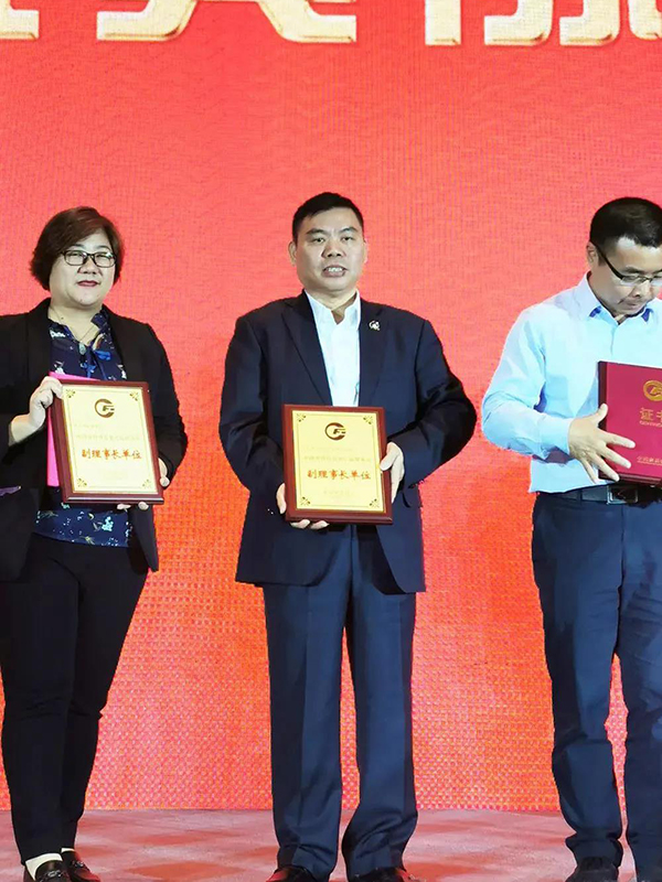 迪歐集團(tuán)副總裁黃云林接受牌匾