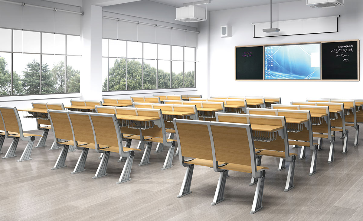 教室階梯排桌椅-星際系列