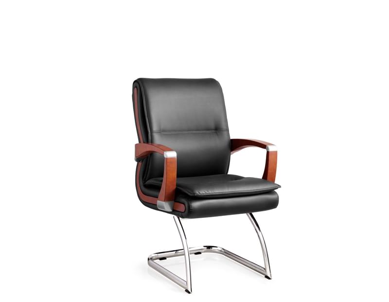 黑色牛皮/西皮會議室配套班椅 黑色牛皮/西皮會議室配套班椅