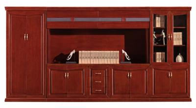 總裁辦公室酸枝色文件柜S8216S