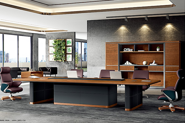 大型辦公家具政府機關會議臺洽談會議桌-小山紋