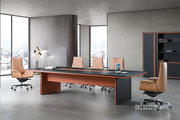 公司企業(yè)接待洽談區(qū)會(huì)議洽談臺(tái) -致德