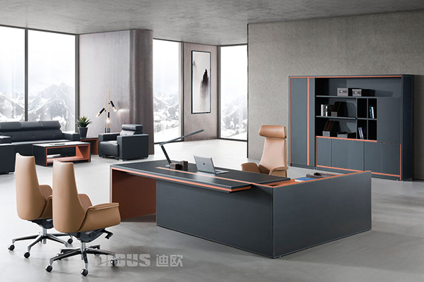 公司企業高端老板桌辦公室老板班臺-致德