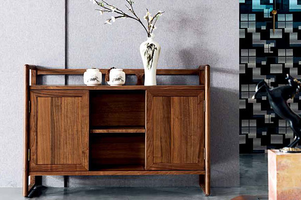 現代實木總裁辦公室茶水柜-小江南