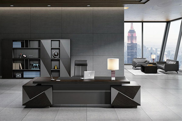 迪歐廠家簡藝系列 - 時尚定制老板經理膠板大班臺