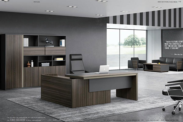 迪歐廠家定制德梵系列 - 經理主管辦公室辦公臺