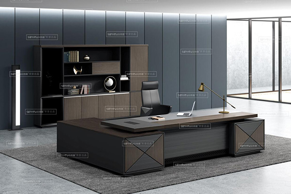 迪歐家具包豪斯系列 - 現(xiàn)代老板辦公臺