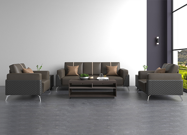 現代辦公室配套辦公沙發-致簡系列-迪歐家具