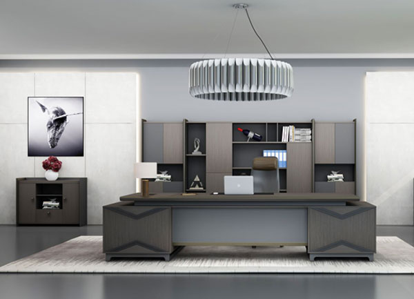 2020新品-廣州系列-現代辦公大班臺-迪歐家具