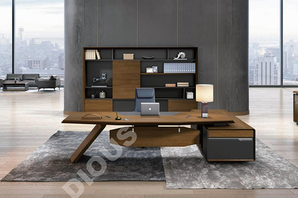 新品-大班臺老板桌-君邁系列-迪歐家具