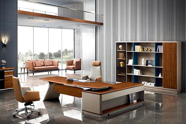 新品-瑪雅系列-辦公桌-迪歐家具