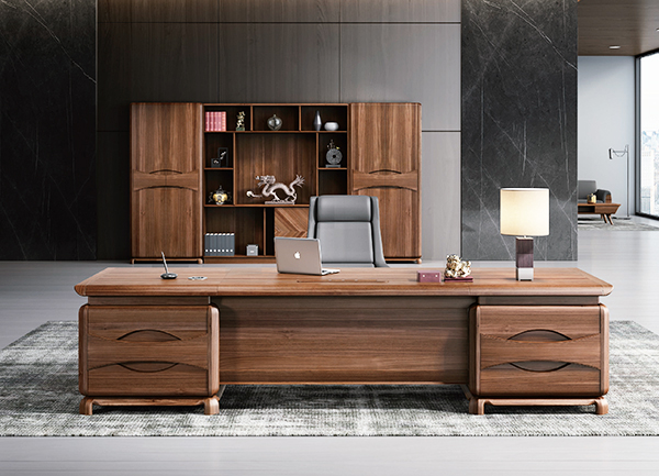 2021-板式老板辦公桌-華意系列-迪歐家具