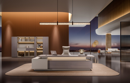 迪歐辦公班臺-典藏系列